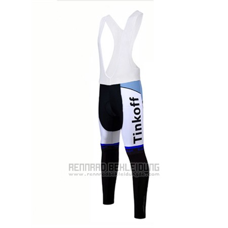 2017 Fahrradbekleidung Tinkoff Blau Trikot Langarm und Tragerhose